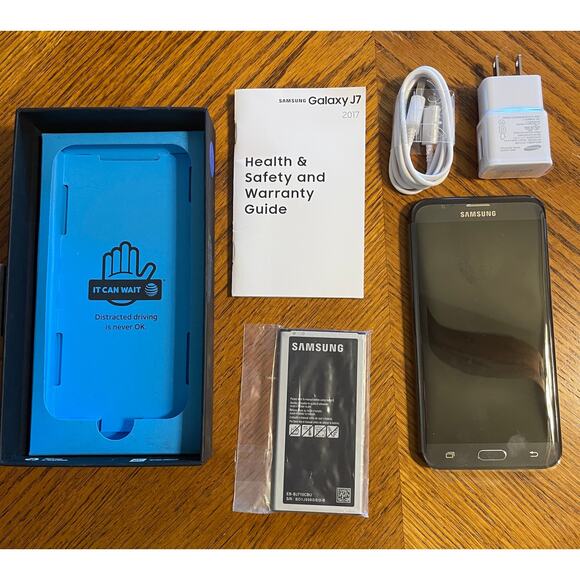 Samsung Galaxy J7 2017 16GB AT&T s/n R28JB0KGH3N IMEI 355617082427750 - Picture 1 of 5